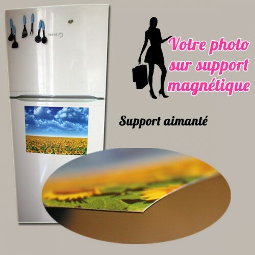 Lot de 5 Magnets avec photo personnalisable 