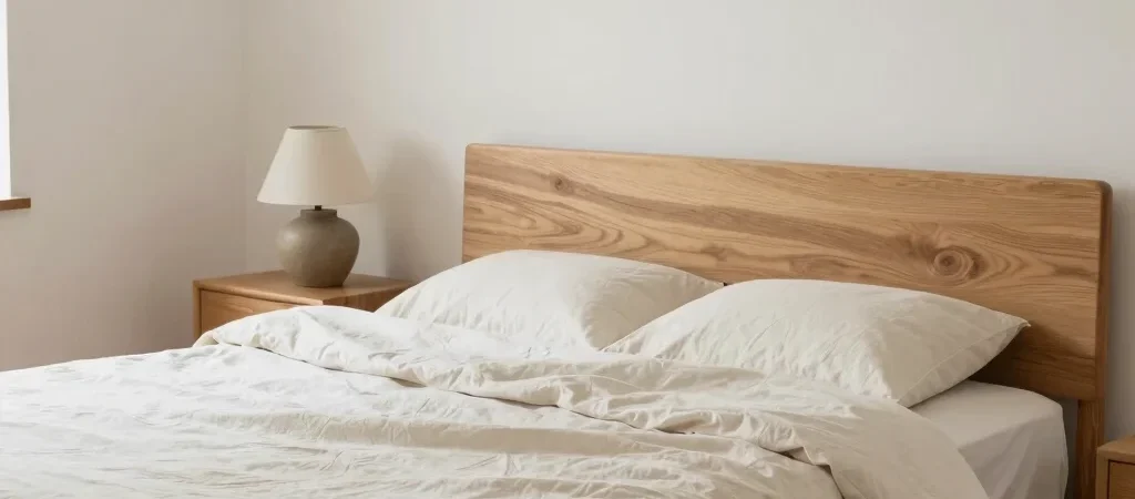 A Japandi Bedroom With Softer Contrast